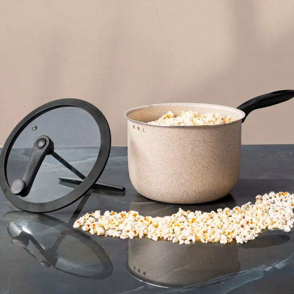 Pipoqueira Antiaderente 5,5L Ceramic Life Brinox Vanilla