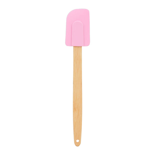 Espátula de Silicone para Cozinha 29cm Rosa Mai Home Madeira Nature