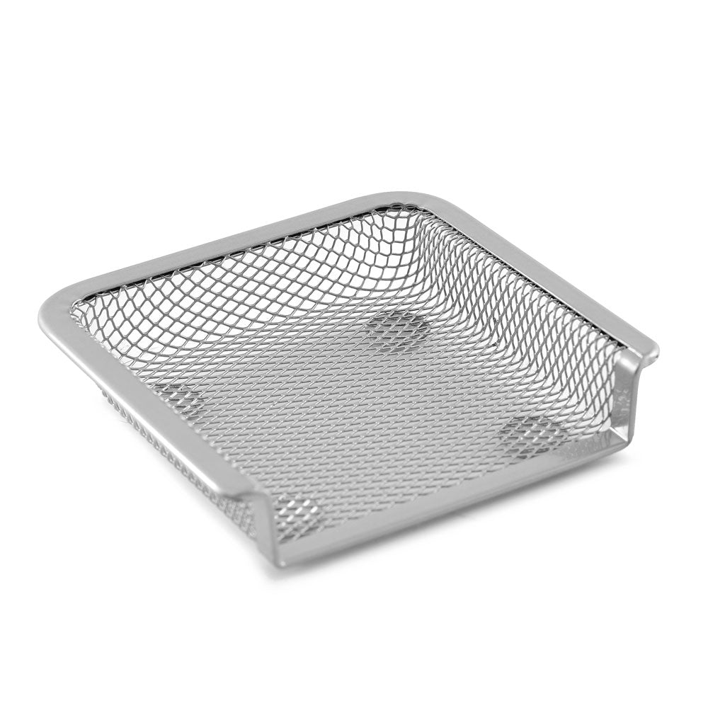 Organizador Porta Notas Aramado Mai Home Prata 11x3cm Metal Resistente