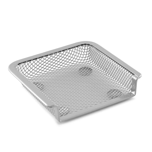 Organizador Porta Notas Aramado Mai Home Prata 11x3cm Metal Resistente