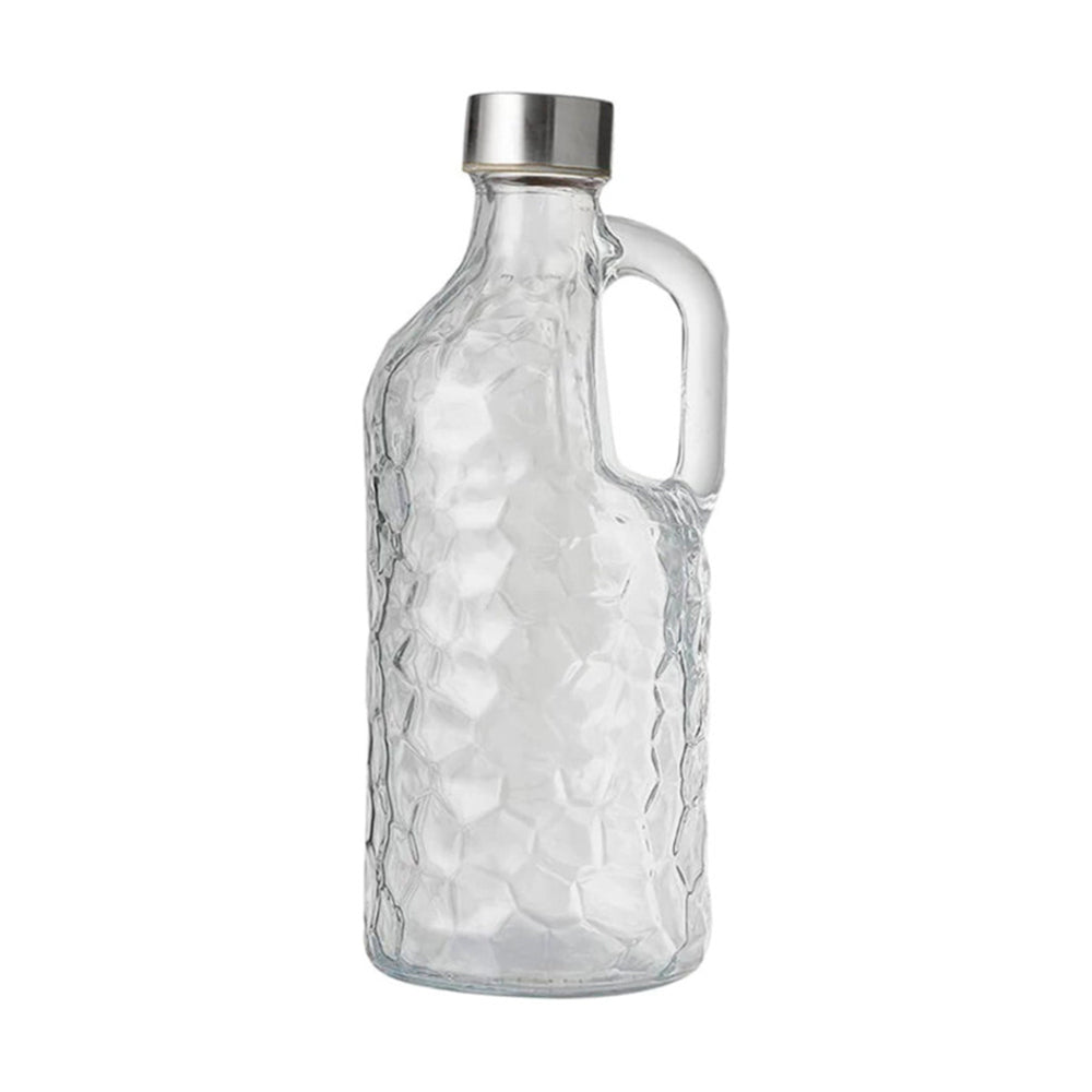 Garrafa de Vidro 1L Effect VD25049 com Alça e Tampa Inox