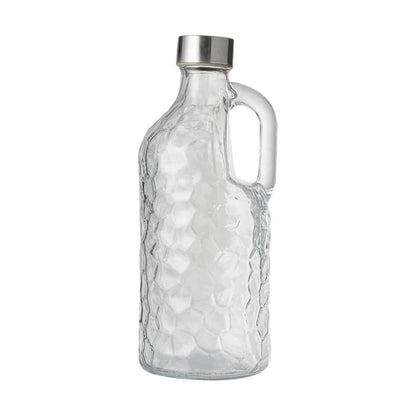 Garrafa de Vidro 1L Effect VD25049 com Alça e Tampa Inox