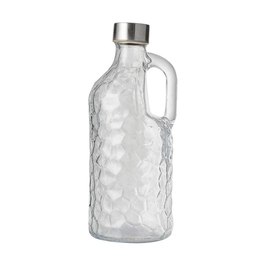 Garrafa de Vidro 1L Effect VD25049 com Alça e Tampa Inox
