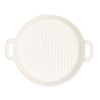 Travessa Cerâmica Redonda Branca 20cm Mai Home Gourmet