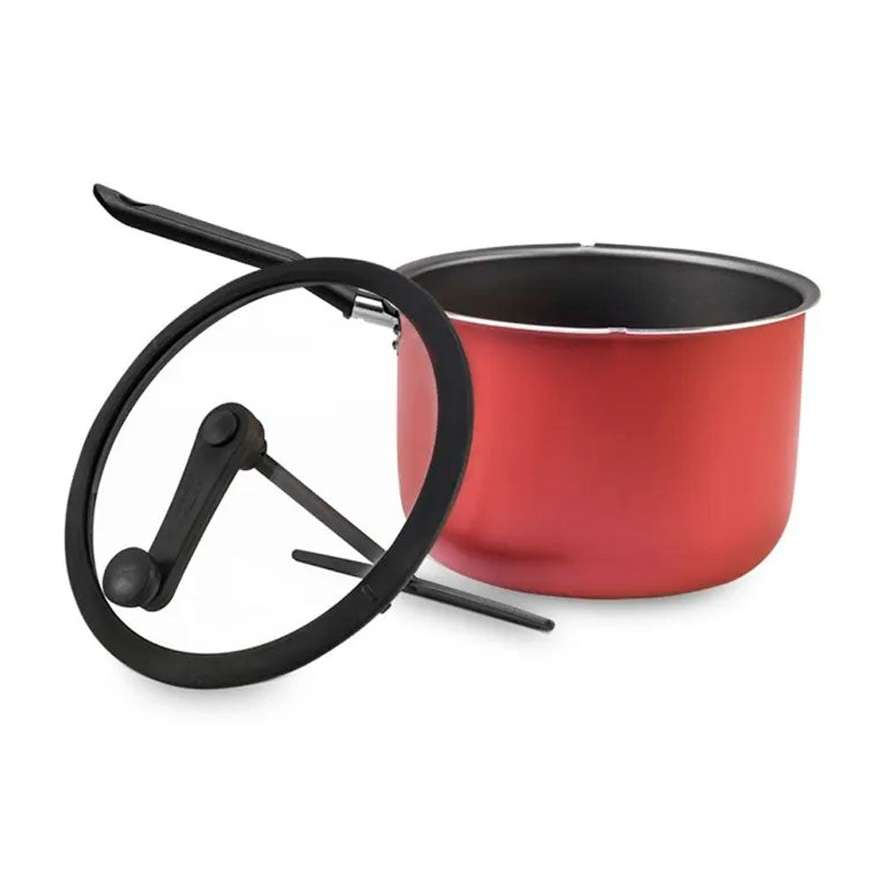 Pipoqueira Antiaderente 4,2L Brinox Pic Poc Cereja Pro-flon