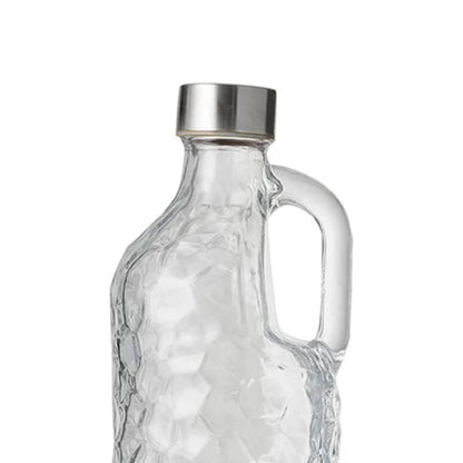 Garrafa de Vidro 1L Effect VD25049 com Alça e Tampa Inox