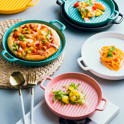 Travessa Cerâmica Redonda Verde 20cm Mai Home Gourmet