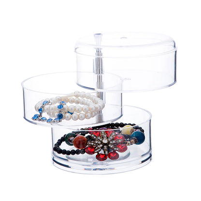 Organizador de Jóias Acrílico 3 Divisórias 11x13cm Mai Home