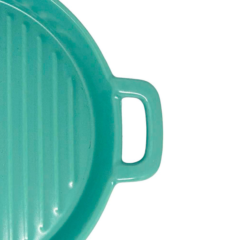 Travessa Cerâmica Redonda Verde 20cm Mai Home Gourmet