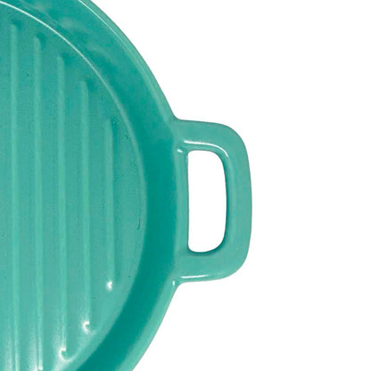 Travessa Cerâmica Redonda Verde 20cm Mai Home Gourmet