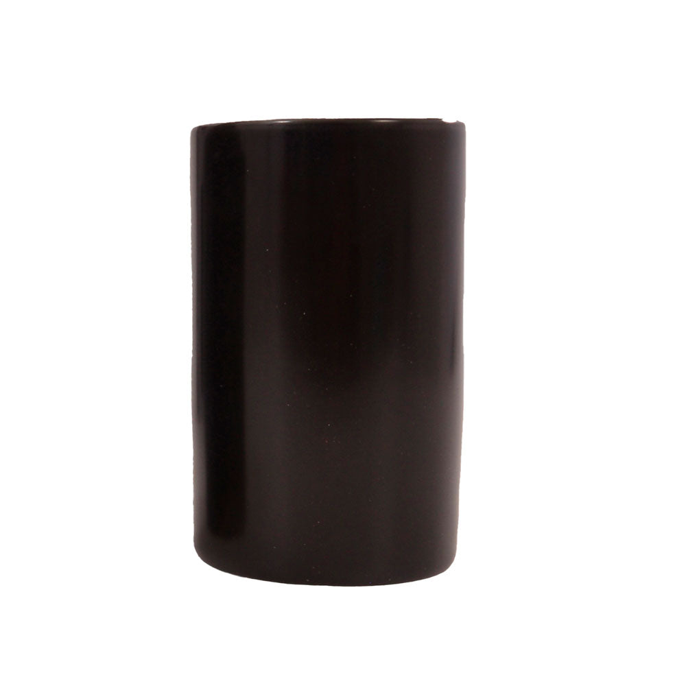 Jogo de Banheiro Cerâmica Preto 2 Peças Mai Home - Porta-Sabonete e Porta-Escovas