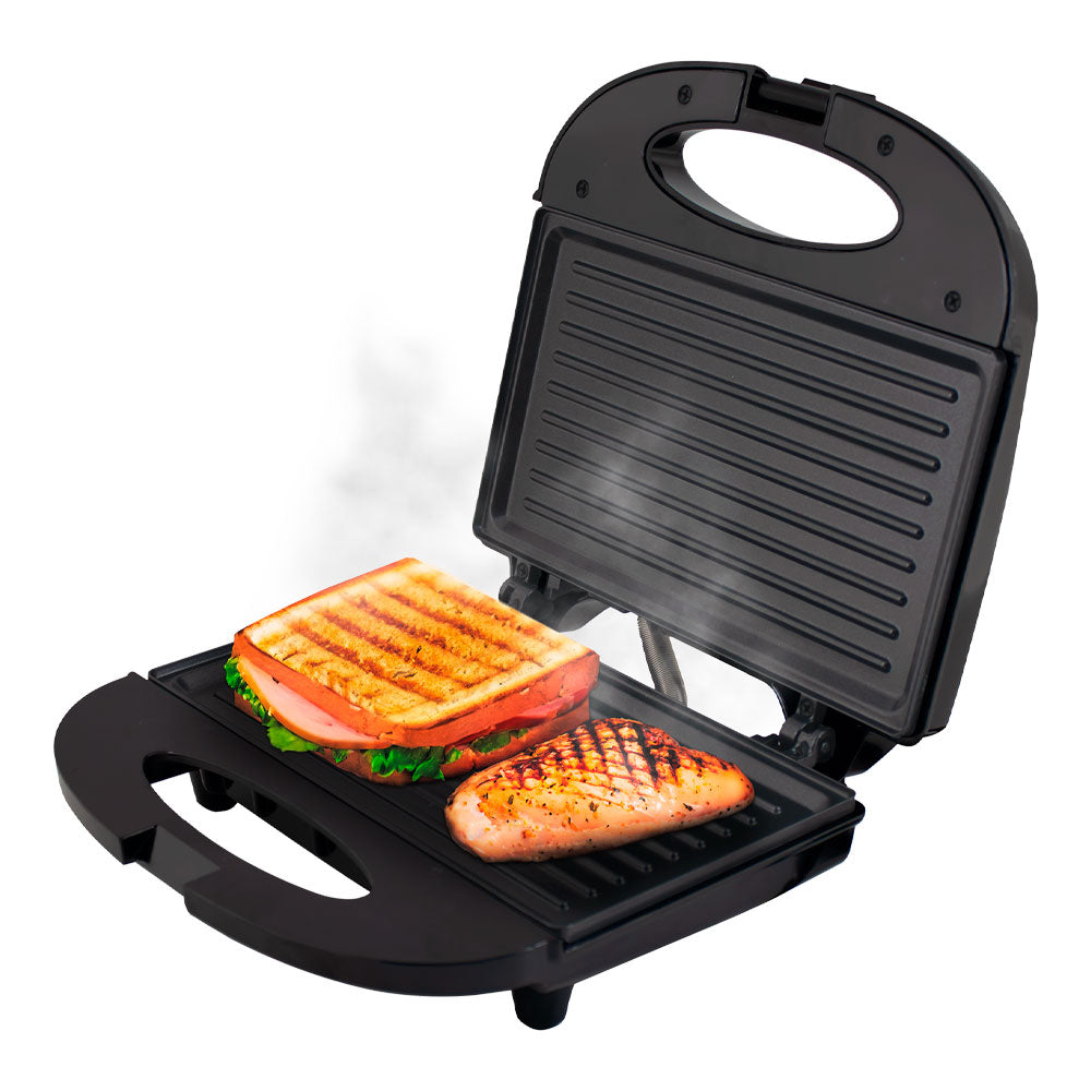 Sanduicheira Grill Elétrica 2 em 1 Kian 127V 750W Preta