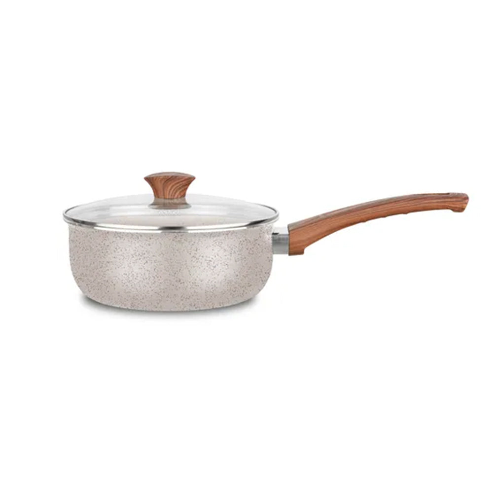 Jogo de Panelas Antiaderente Ceramic 5 Peças Vanilla MTA