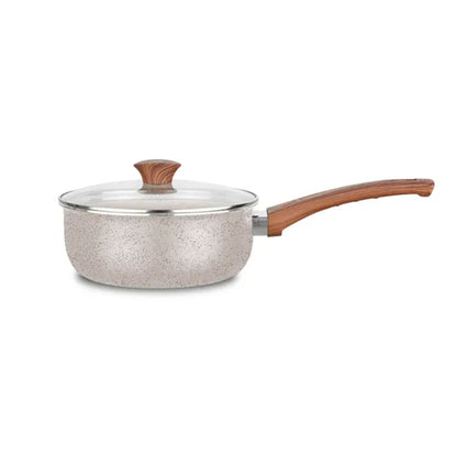 Jogo de Panelas Antiaderente Ceramic 5 Peças Vanilla MTA