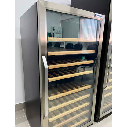 Adega Climatizada Krauer Dual Zone 68 Garrafas 127V com Compressor Silencioso e Vidro Duplo