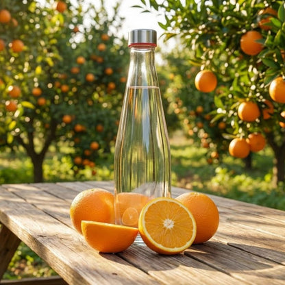 Garrafa de Vidro Home&Co 1L Transparente para Água, Suco