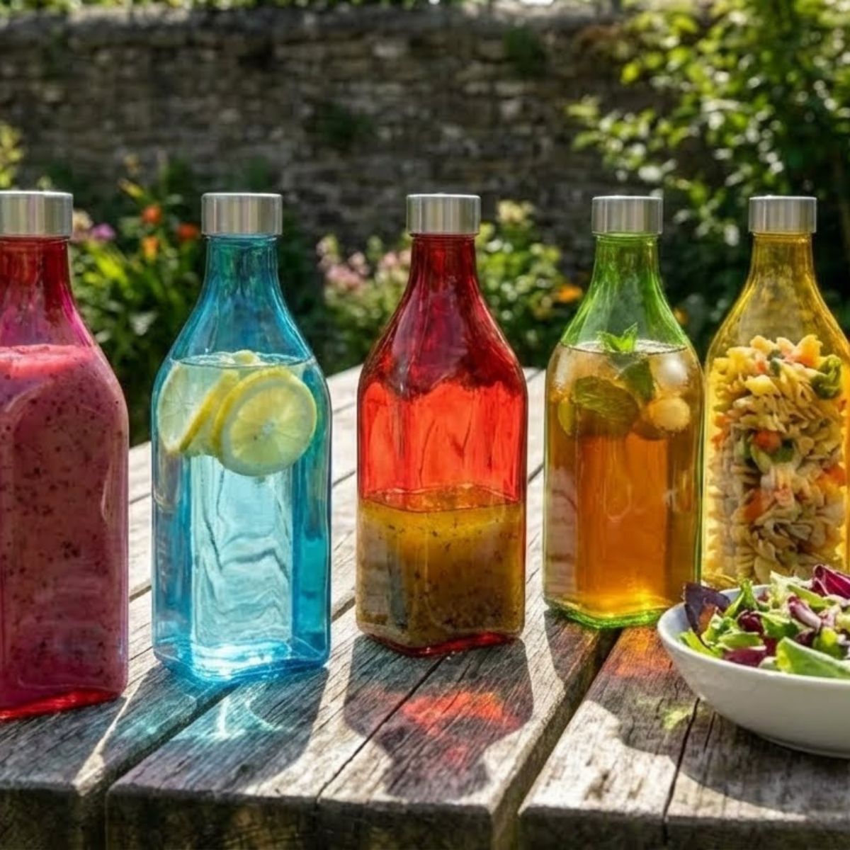 Garrafa de Vidro Scotch 1L Vitrizi – Tampa de Alumínio com Vedação