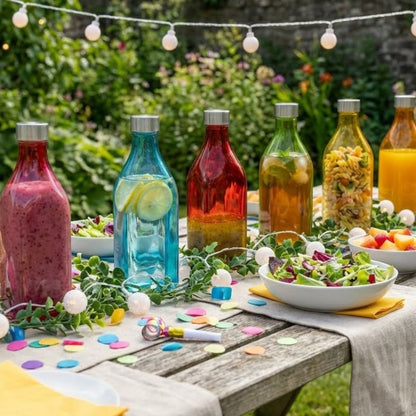 Garrafa de Vidro Scotch 1L Vitrizi – Tampa de Alumínio com Vedação