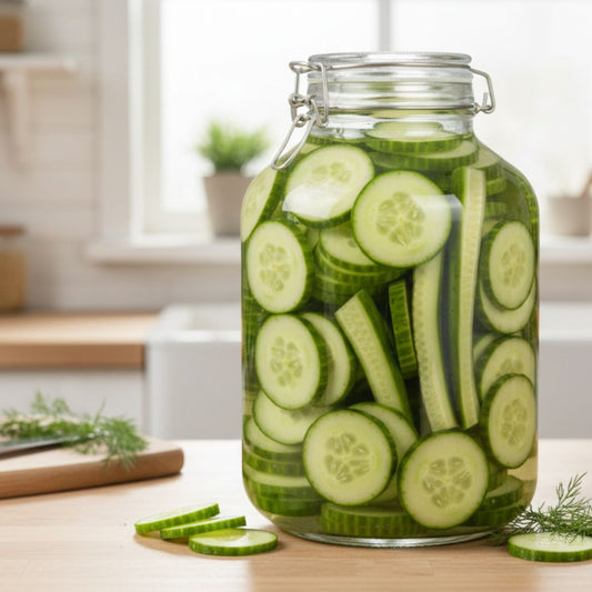 Pote Vidro Hermético Fido Bormioli Com Tampa 5 Litros 28cm Bormioli Rocco