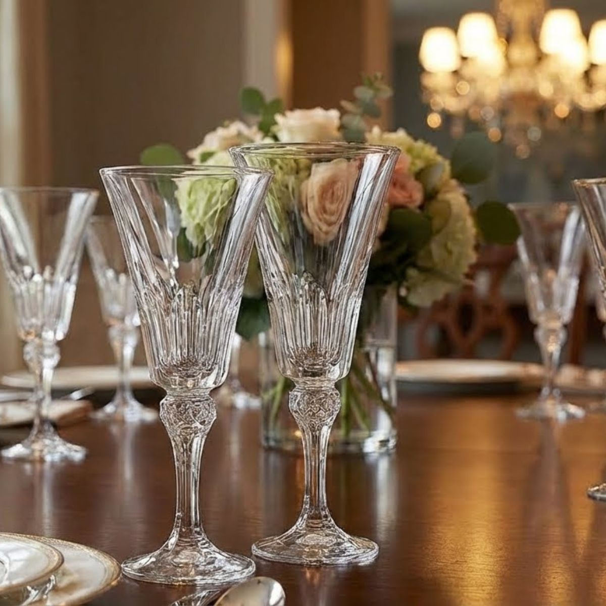 Conjunto 6 Taças de Vinho Home&Co Eco Crystal 200ml Vidro Transparente