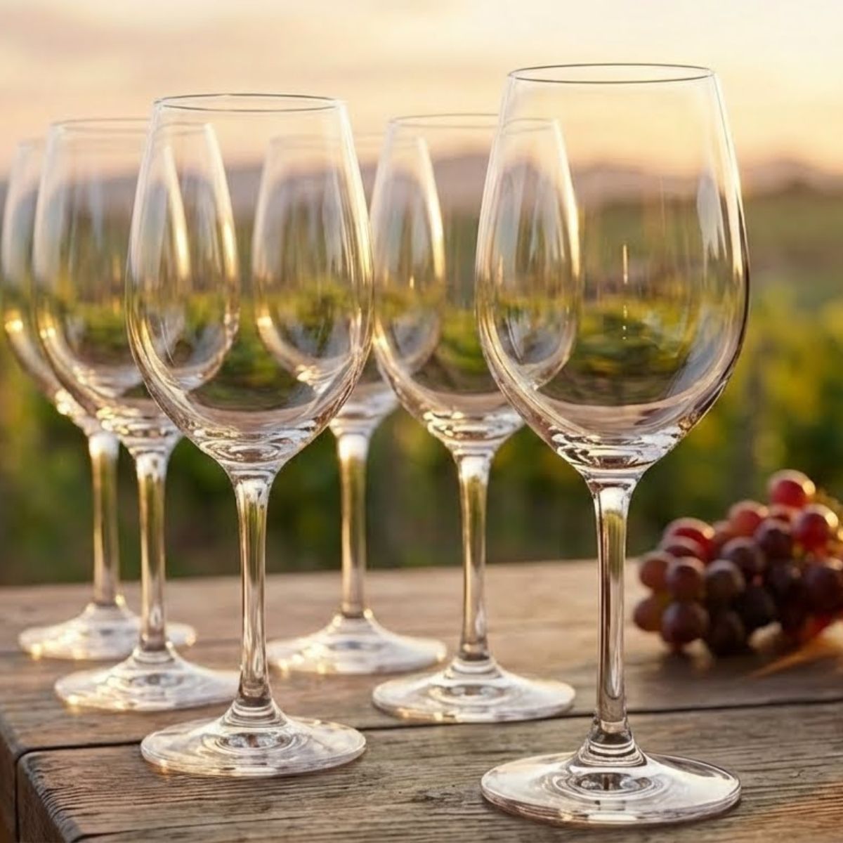 Conjunto 6 Taças de Vinho Stölzle Classic Cristal 440ml Transparente