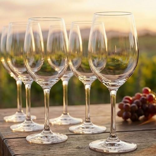 Conjunto 6 Taças de Vinho Stölzle Classic Cristal 440ml Transparente