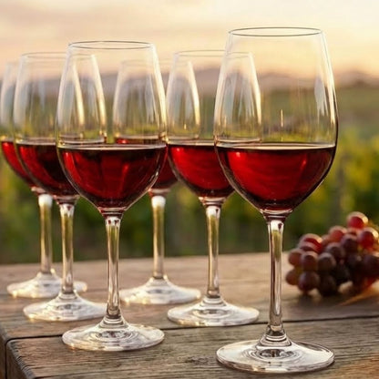 Conjunto 6 Taças de Vinho Stölzle Classic Cristal 440ml Transparente