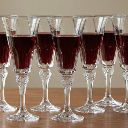 Conjunto 6 Taças de Vinho Home&Co Eco Crystal 200ml Vidro Transparente