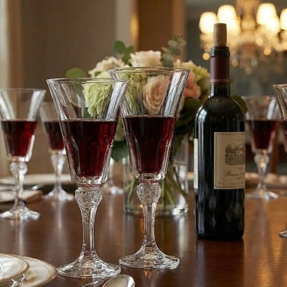 Conjunto 6 Taças de Vinho Home&Co Eco Crystal 200ml Vidro Transparente