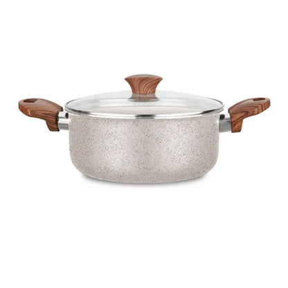 Jogo de Panelas Antiaderente Ceramic 5 Peças Vanilla MTA