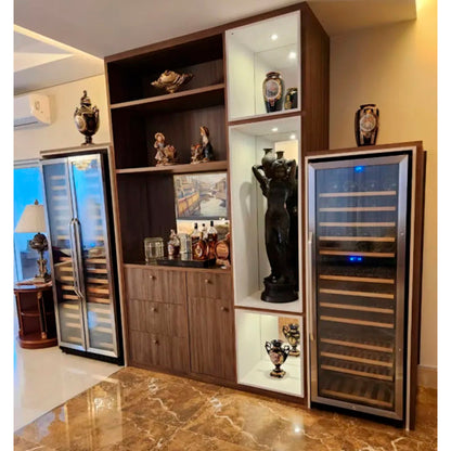 Adega Climatizada Krauer 255 Garrafas 127V com Compressor Silencioso e Vidro Duplo