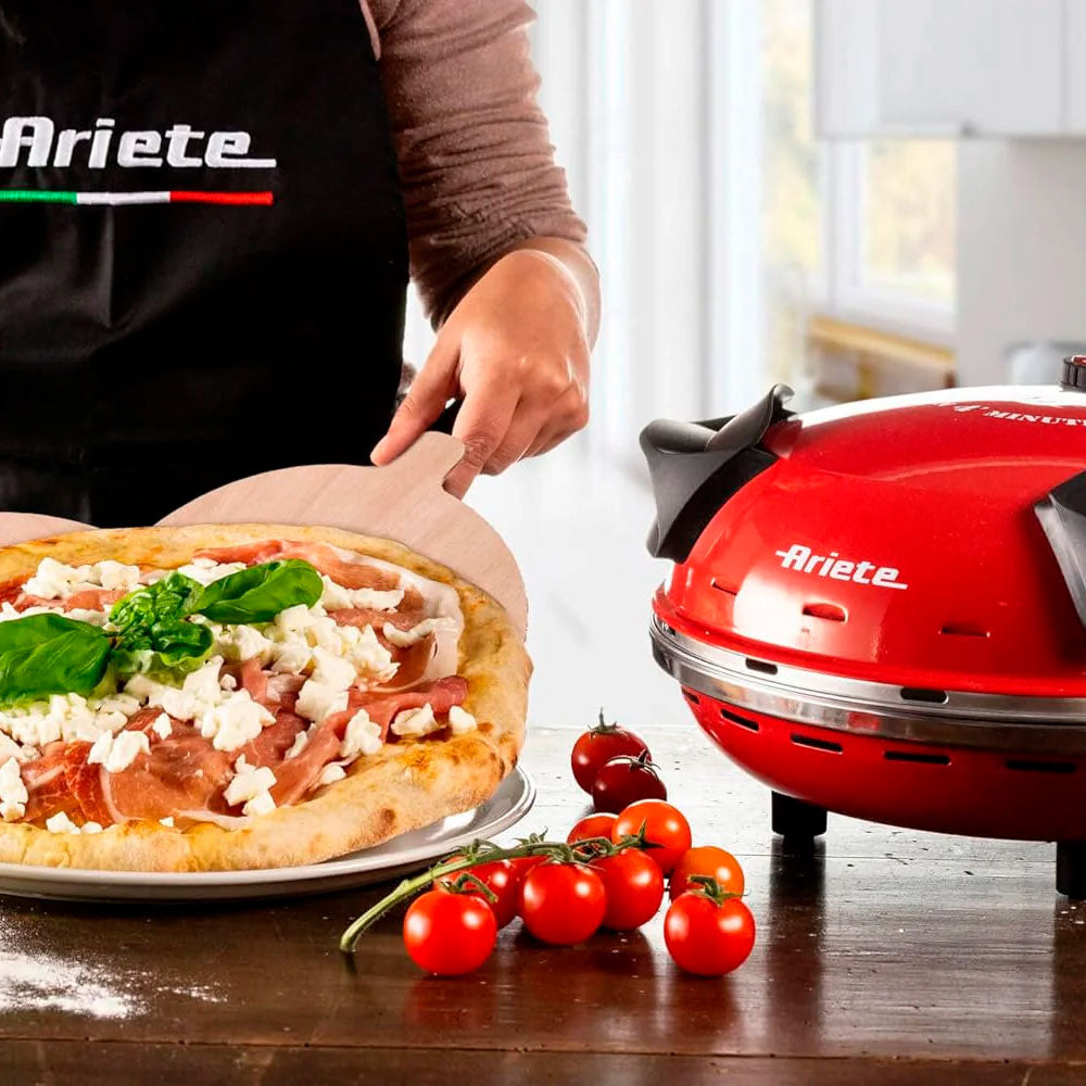 Forno de Pizza Elétrico 1200W Vermelho 127V Ariete Smart