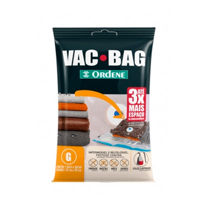 Saco a Vácuo Grande 55x90 para Edredom, Cobertor e Roupas - Ordene