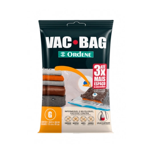 Saco a Vácuo Grande 55x90 para Edredom, Cobertor e Roupas - Ordene