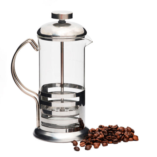 Prensa Francesa Wincy 350ml Vidro Borossilicato e Aço Inox para Café e Chá