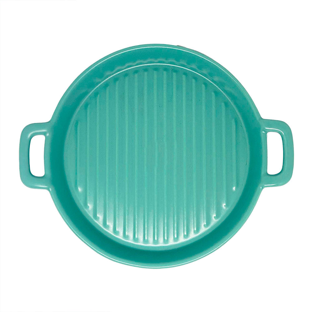 Travessa Cerâmica Redonda Verde 20cm Mai Home Gourmet