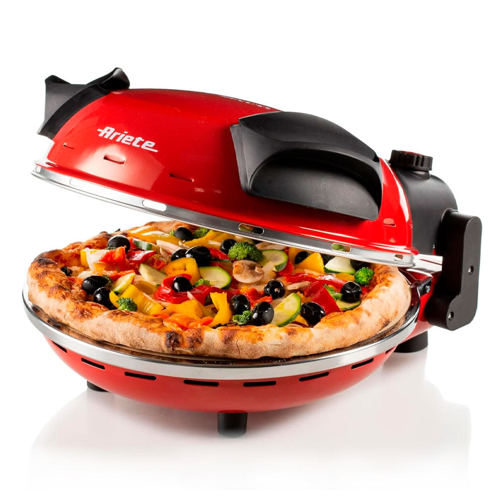 Forno de Pizza Elétrico 1200W Vermelho 127V Ariete Smart