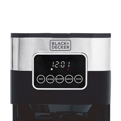 Cafeteira Elétrica Programável Touch Gourmand 127V Black+Decker Inox