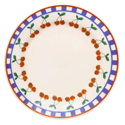 Aparelho de Jantar Chá 12 Peças Donna Jardim Cerejas Porcelana