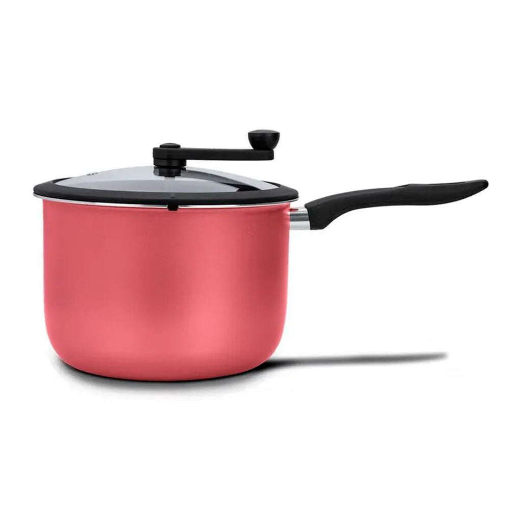 Pipoqueira Antiaderente 4,2L Brinox Pic Poc Cereja Pro-flon